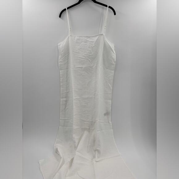 J.Crew Linen-cotton blend tie-back midi dress - Picture 6 of 8